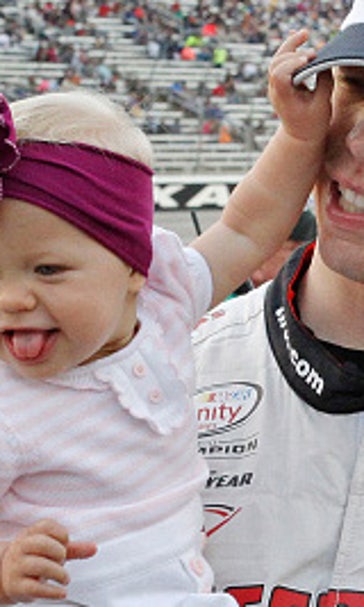 Brad Keselowski is a barrel of laughs -- at least to his daughter